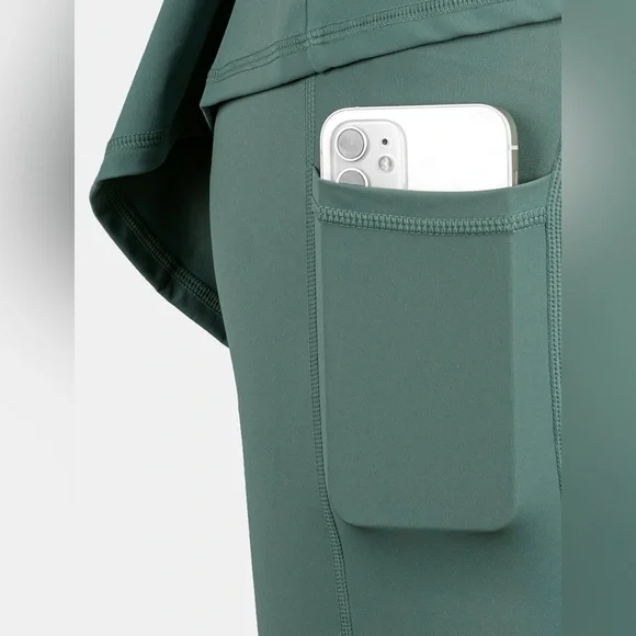 Cupshe Sage Square Neck Sleeveless Active Dress - Picture 7 of 7